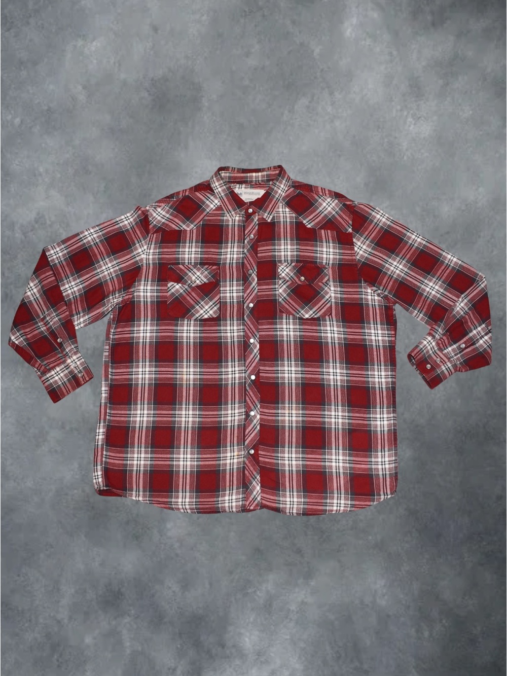 WindRiver Red Plaid Snap Shirt 2XL